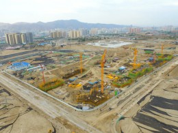 蘭州恒大山水城項(xiàng)目D、E地塊土石方工程施工